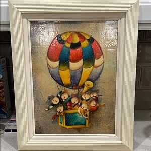 Musical Hot air balloon by Joyce Roybal original oil